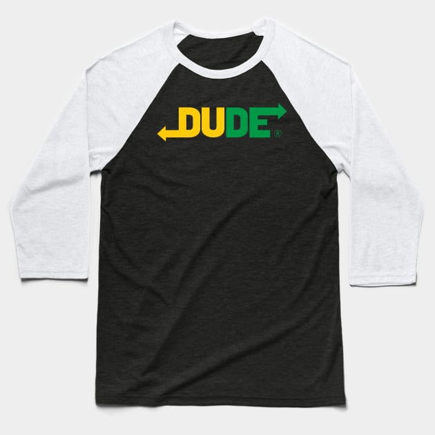 Dude Baseball T-Shirt by peekxel